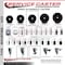 Service Caster 4'' Phenolic Wheel Swivel 7/16'' Grip Ring Stem Caster with Brake SCC-GR20S414-PHS-TLB-716138 - alternate 3